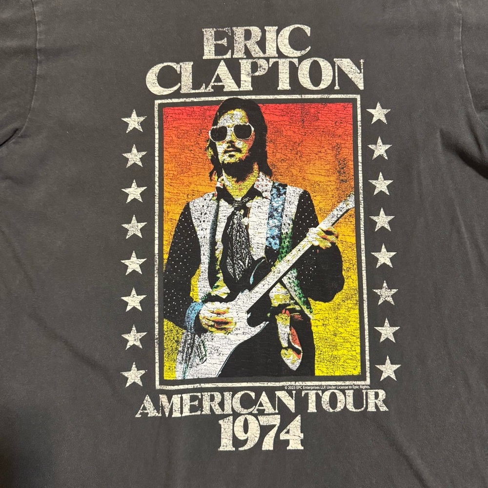 Eric Clapton 1974 Tour Tee - Picture 4 of 7